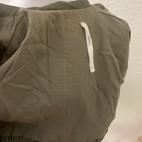 YaYa Aflalo 100% Leather Moto Jacket Green - Picture 10 of 10